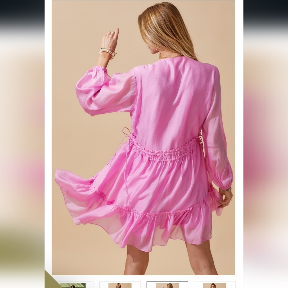 Day+moon Long Sleeve Flowee dress - Picture 2 of 12